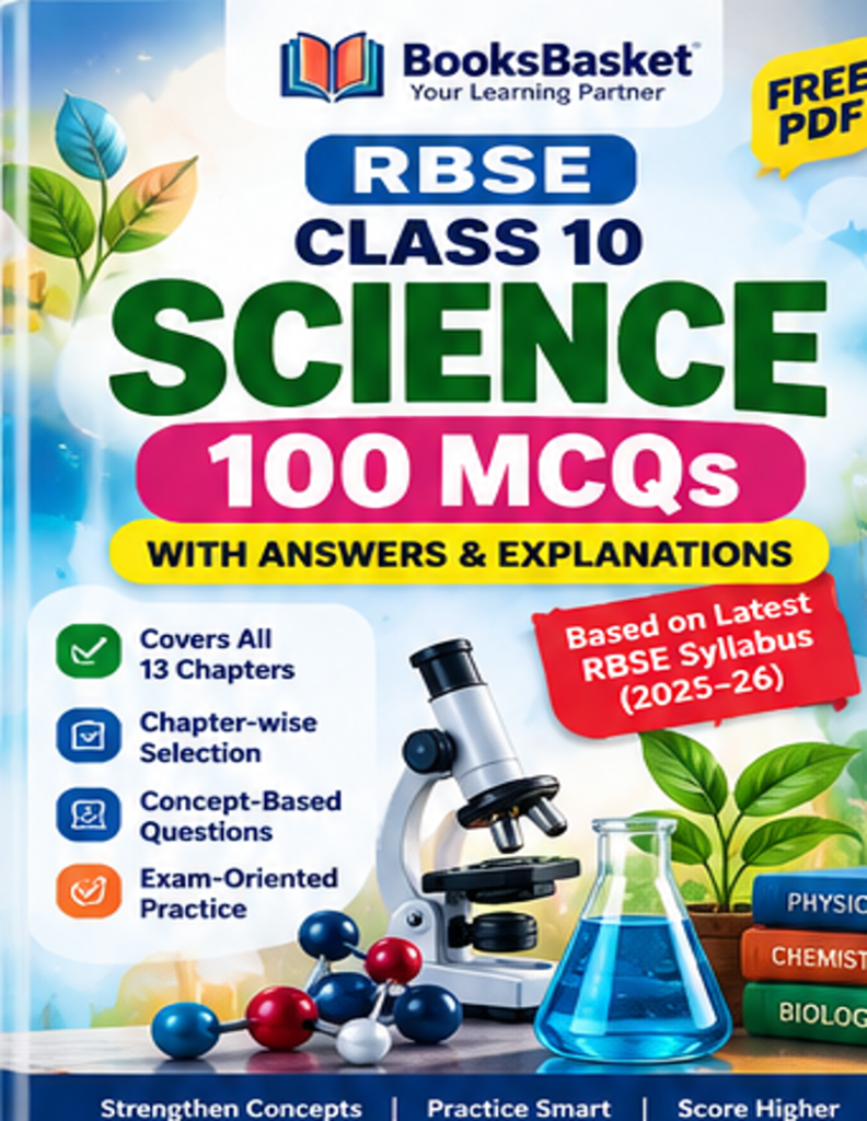 RBSE Class 10 Science 100 MCQs PDF — Free Ebook